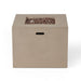 Outdoor Patio Square Gas Burning Concrete Fire Pit 40, 000 Btu