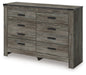 Frandern - Bookcase Panel Bedroom Set