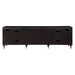 Diya - Console Cabinet - Forged Bronze & Espresso