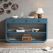 Console Table With 3 Soft Close Drawers & 2 Open Shelves