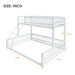 Bunk Bed With Ladder And Safety Guardrails