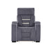 Austin - Recliner With Storage Arms - Gray