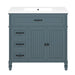 Bathroom Vanity With Sink, Freestanding Cabinet & Drawers