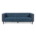 Contemporary Mid-Century Charm 3 Seater Sofa With Button Tufted Waffle Stitching