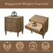 Inverness - 28" Nightstand - Reclaimed Oak