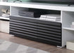 Buck II - TV Stand - White & Black High Gloss