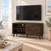 Amidon - TV Stand, With 2 Storage Shelves And 1 Cabinet