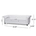 Chesterfield Style 3 Seater Sofa With Deep Button Tufting