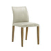 Velena - Full Back Top Grain Leather Upholstered Wood Dining Chairs (Set of 2) - Gray