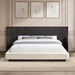Clayten - Queen Bed - Beige / Espresso