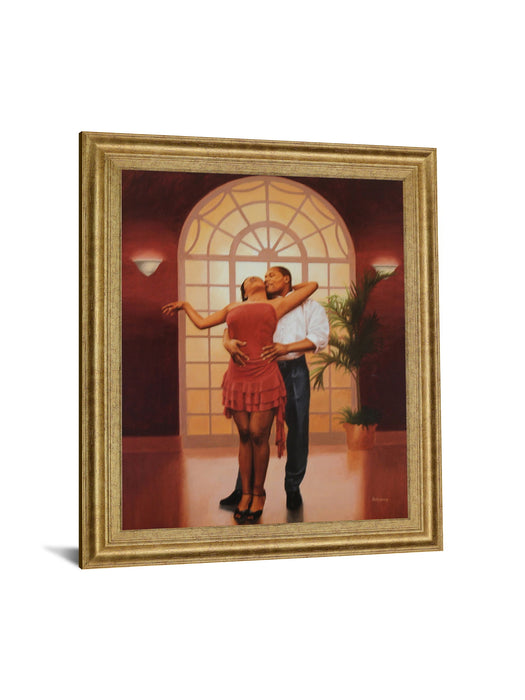 Warm Embrace Dance - 28" x 34" Framed Wall Art