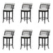 Telia - Upholstered Swivel Counter Height Barstool