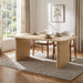 Rectangular Indoor Dining Table - Natural