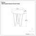Patrice - Handcrafted Metal And Wood Accent Table