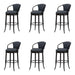Otis - Upholstered Swivel Bar Height Barstool