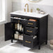 Bathroom Vanity With Sink Top, 3 Soft Closing Drawers