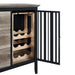 Zudora - Server - Antique Oak & Sandy Black