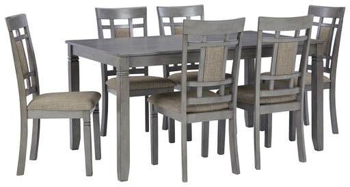 Jayemyer - Charcoal Gray - Rect Drm Table Set (Set of 7) Sacramento Furniture Store Furniture store in Sacramento