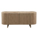 Markku - Console Table With Natural Marble - Oak