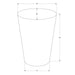 Drum Accent Side Table, Elegant Design
