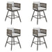 Alegria - Outdoor Patio Swivel Counter Stool Set