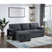 Terrence - Pull Out Sofa Bed - Dark Gray