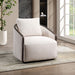 Lenora - Accent Chair With Swivel - Beige Chenille