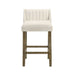 Fauna - Modern Transitional Wood Counter Height Kitchen Bar Stool
