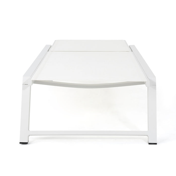 Myers - Chaise Lounge - White