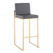 Fuji - Contemporary Design High Back Barstool