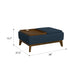 Reversible Tray Ottoman - Blue