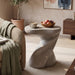 Twisted Sculptural Side Table Indoor / Outdoor