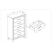 Harry - Chest Storage Chest With 5 Drawers - Brown