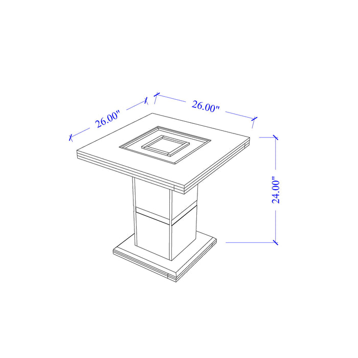 Ariya - End Table - Black