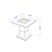 Ariya - End Table - Black