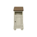Accent End Table, Storage, Traditional - White