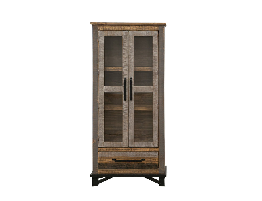 Loft - Cabinet - Two Tone Gray / Brown