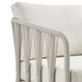 Breeze - Cream Metal Outdoor Swivel Lounge Chair With Cushions - Pearl
