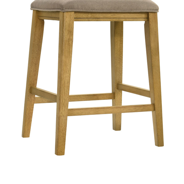 Jane - Contemporary Transitional Wood Counter Height Kitchen Bar Stool