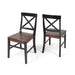 Plethora - Dining Chair With X Shaped Back (Set of 2)