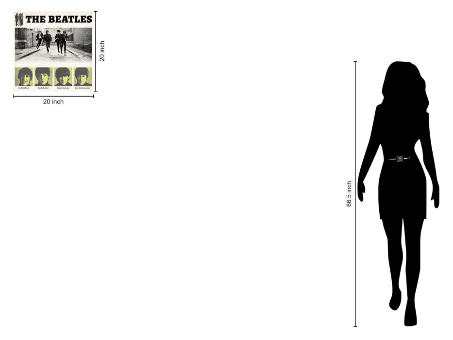 Four Figures Alley Stroll - 20" x 20" Framed Wall Art