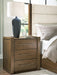 Marxmore - Three Drawer Night Stand - Brown
