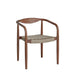 Cove - Eucalyptus & Rope 5-Piece Outdoor Dining Set - Brown & Almond milk