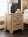 Makidern - Two Drawer Night Stand