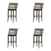 Telia - Upholstered Swivel Bar Height Barstool