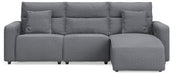 Modmax II - Reclining Sectional - Salt And Pepper