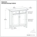 Redmond - Entryway Cabinet With Adjustable Shelves And Drawers - Brown