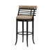 Telia - Upholstered Swivel Bar Height Barstool