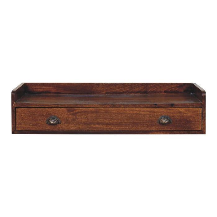 Belmont - Wall Mounted Console Shelf - Chestnut