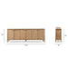Nolan - 6 Door Sideboard - Brown